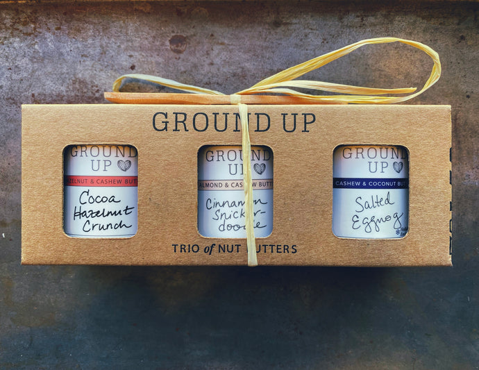 Ground Up Holiday Nut Butter Tasting Flight