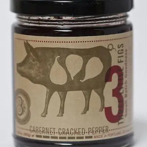 Three Little Figs Cabernet Crack Pepper Jam