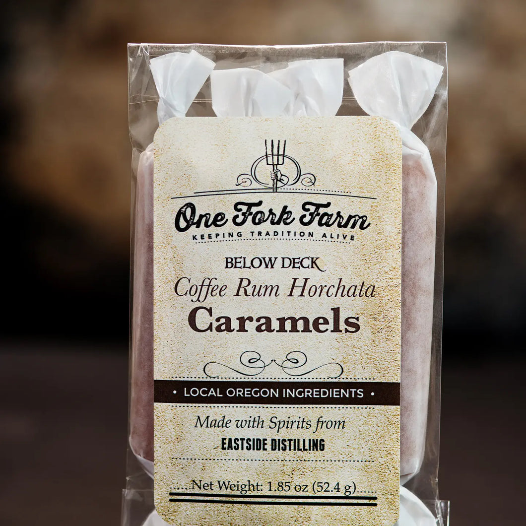 One Fork Farm Coffee Rum Horchata Caramels