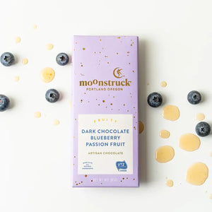 Moonstruck Fruity Dark Chocolate Blueberry Passion Fruit Bar